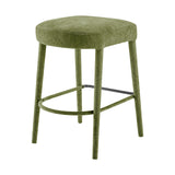 Rylee  Chenille Backless Counter Stool (Set of 2) - What A Room