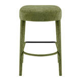 Rylee  Chenille Backless Counter Stool (Set of 2) - What A Room