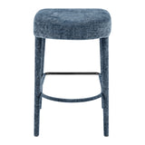 Rylee  Chenille Backless Counter Stool (Set of 2) - What A Room
