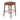 Rylee  Faux Leather Backless Counter Stool (Set of 2)