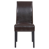 Valencia Leather Dining Side Chair - What A Room