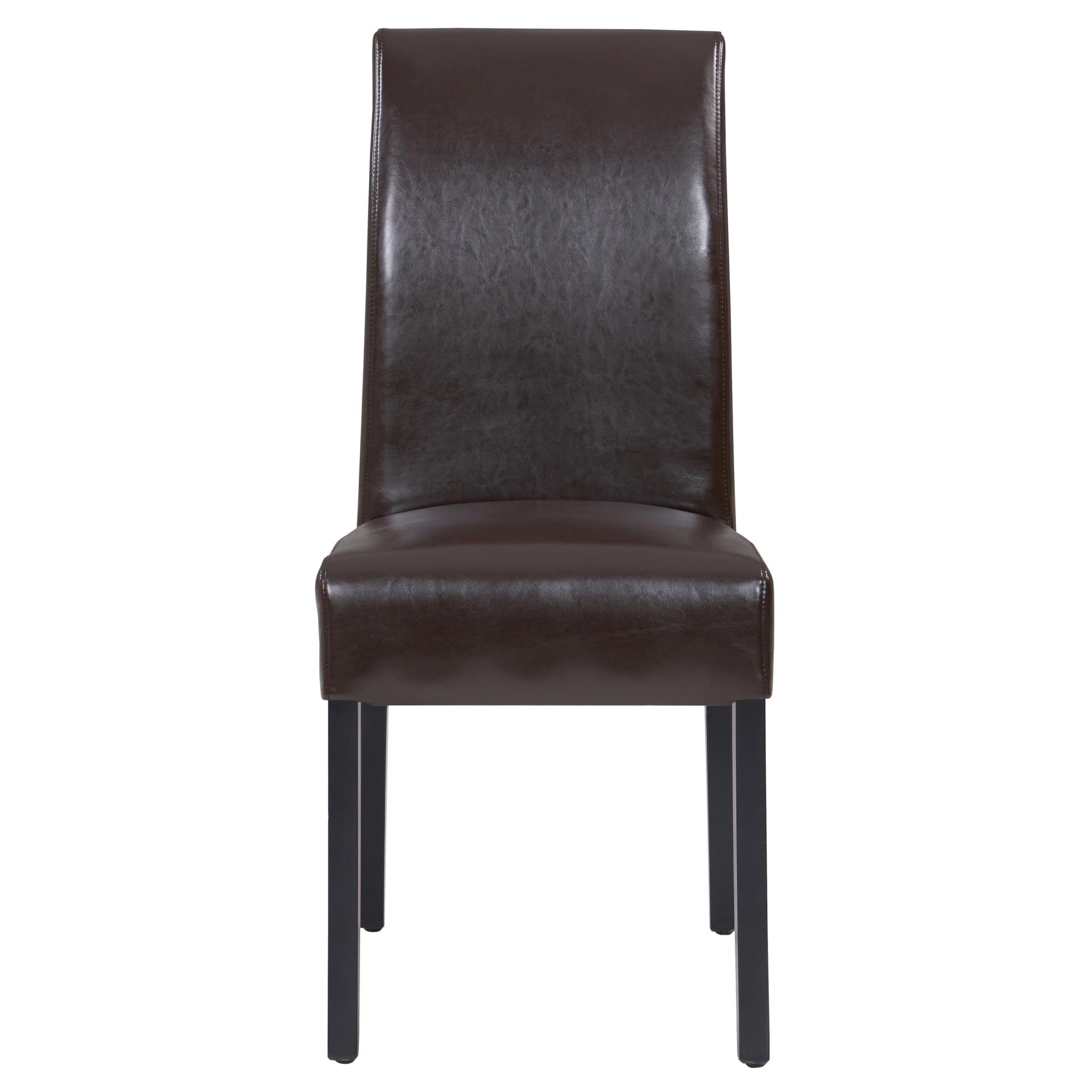 Valencia Leather Dining Side Chair - What A Room