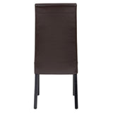Valencia Leather Dining Side Chair - What A Room