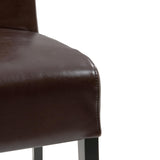 Valencia Leather Dining Side Chair - What A Room