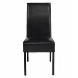 Valencia Leather Dining Side Chair - What A Room