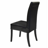 Valencia Leather Dining Side Chair - What A Room