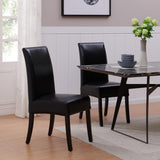 Valencia Leather Dining Side Chair - What A Room