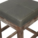 Valencia Bonded Leather Counter Stool - What A Room
