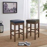 Valencia Bonded Leather Counter Stool - What A Room