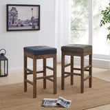 Valencia Bonded Leather Counter Stool - What A Room