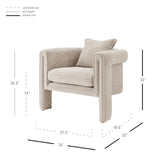Heidi Fabric Accent Arm Chair - What A Room
