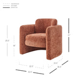 Deryll Fabric Accent Arm Chair - What A Room