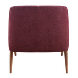 Florence Fabric Accent Chair Brown Legs - What A Room