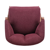 Florence Fabric Accent Chair Brown Legs - What A Room