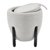 Murphy Fabric Storage Ottoman - What A Room