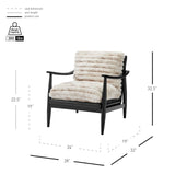 Edmond Fabric/ Accent Arm Chair - What A Room
