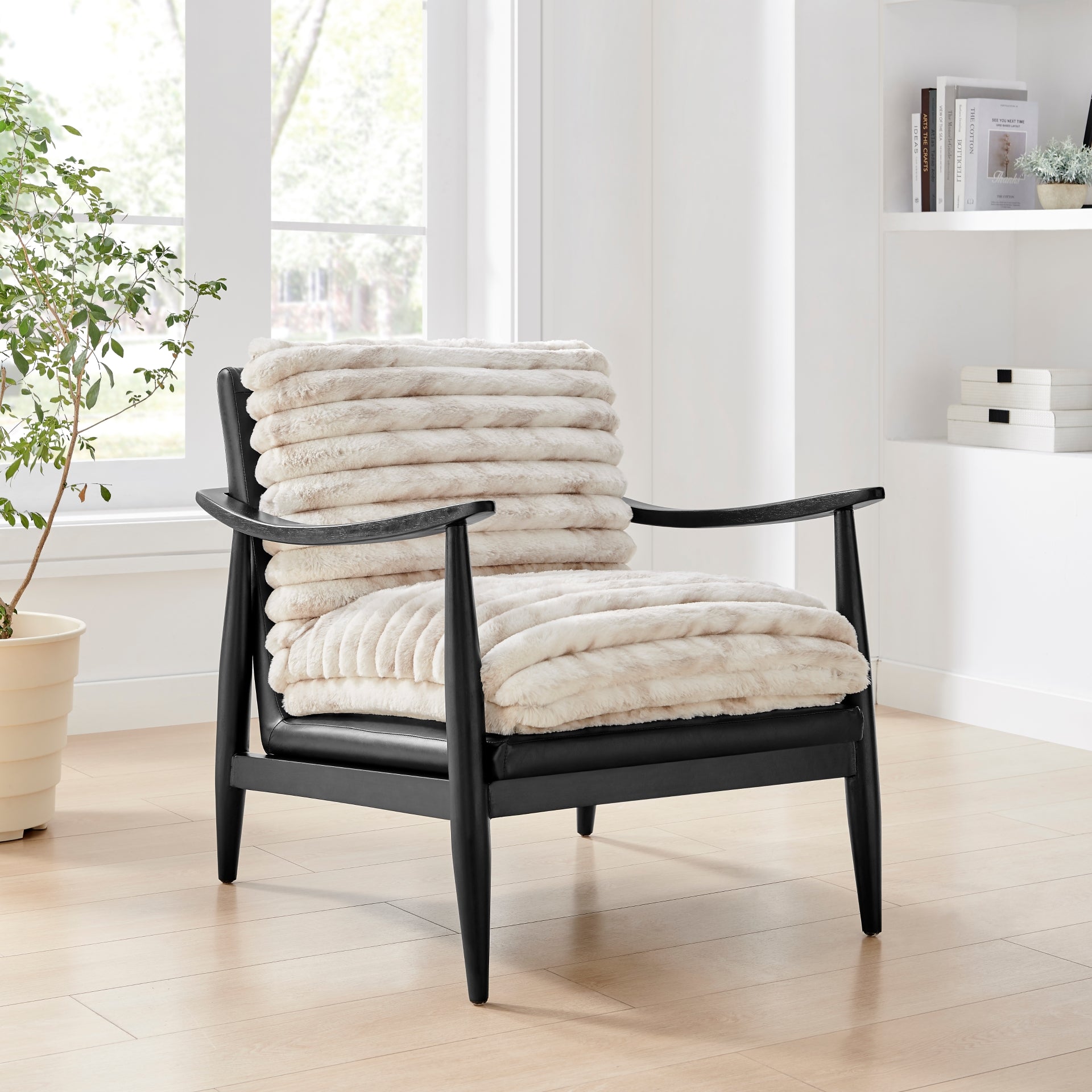 Edmond Fabric/ Accent Arm Chair - What A Room