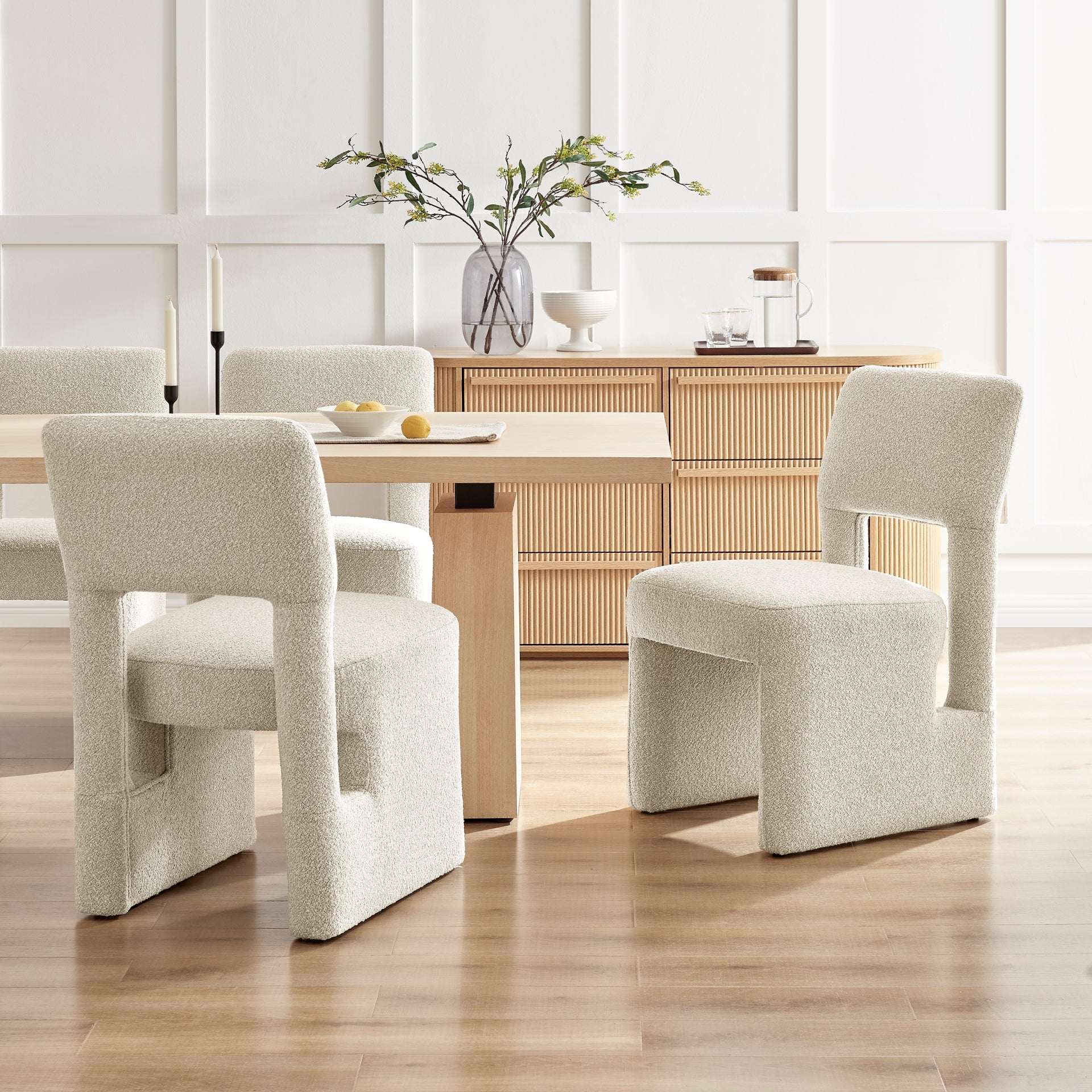Willa Boucle Dining Side Chair (Set of 2) - What A Room