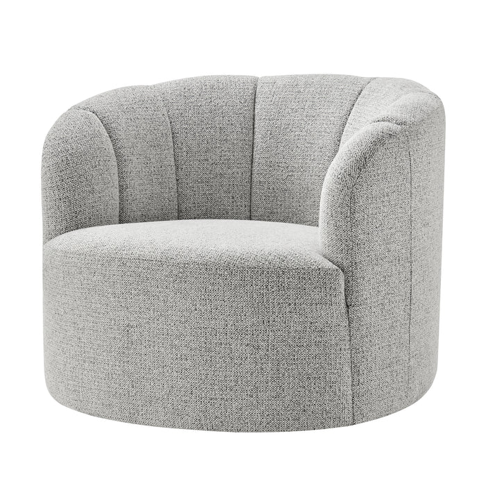 Elowen Fabric Swivel Accent Arm Chair