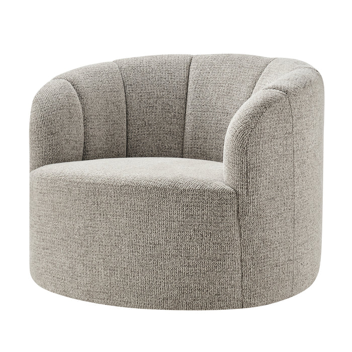 Elowen Fabric Swivel Accent Arm Chair