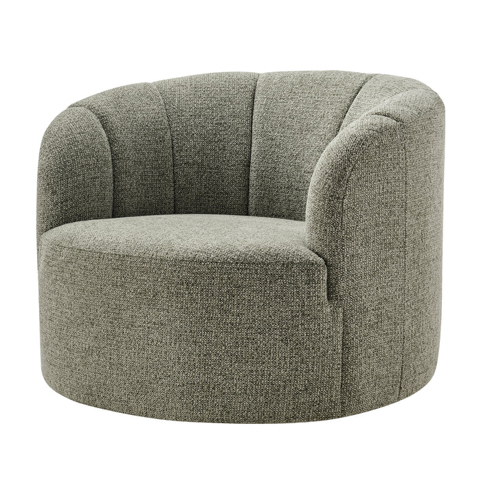 Elowen Fabric Swivel Accent Arm Chair