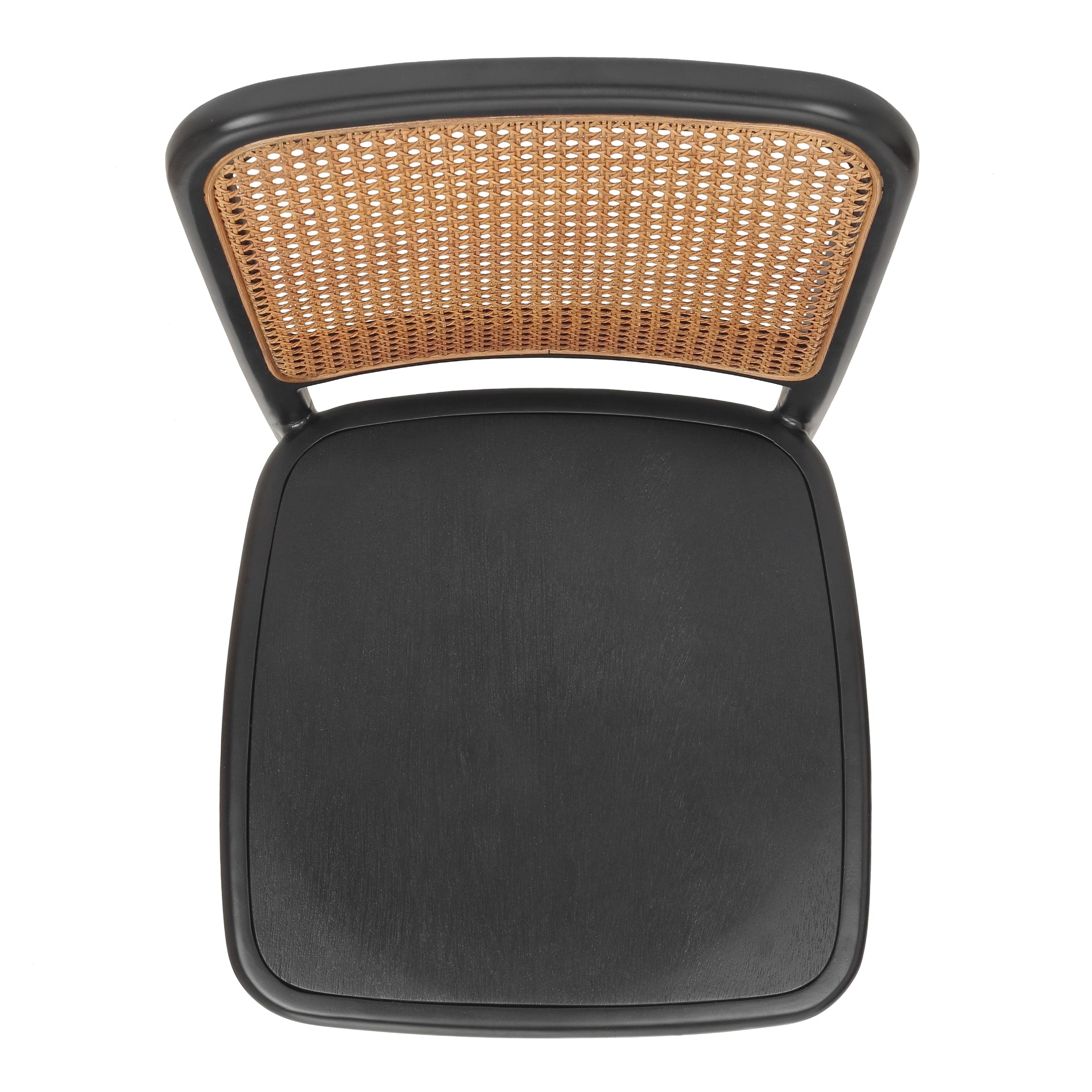 Sonora Rattan Dining Side Chair Wood Seat (Set of 2) - What A Room