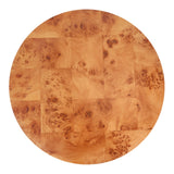 Arsenio Burl Wood Round Coffee Table - What A Room