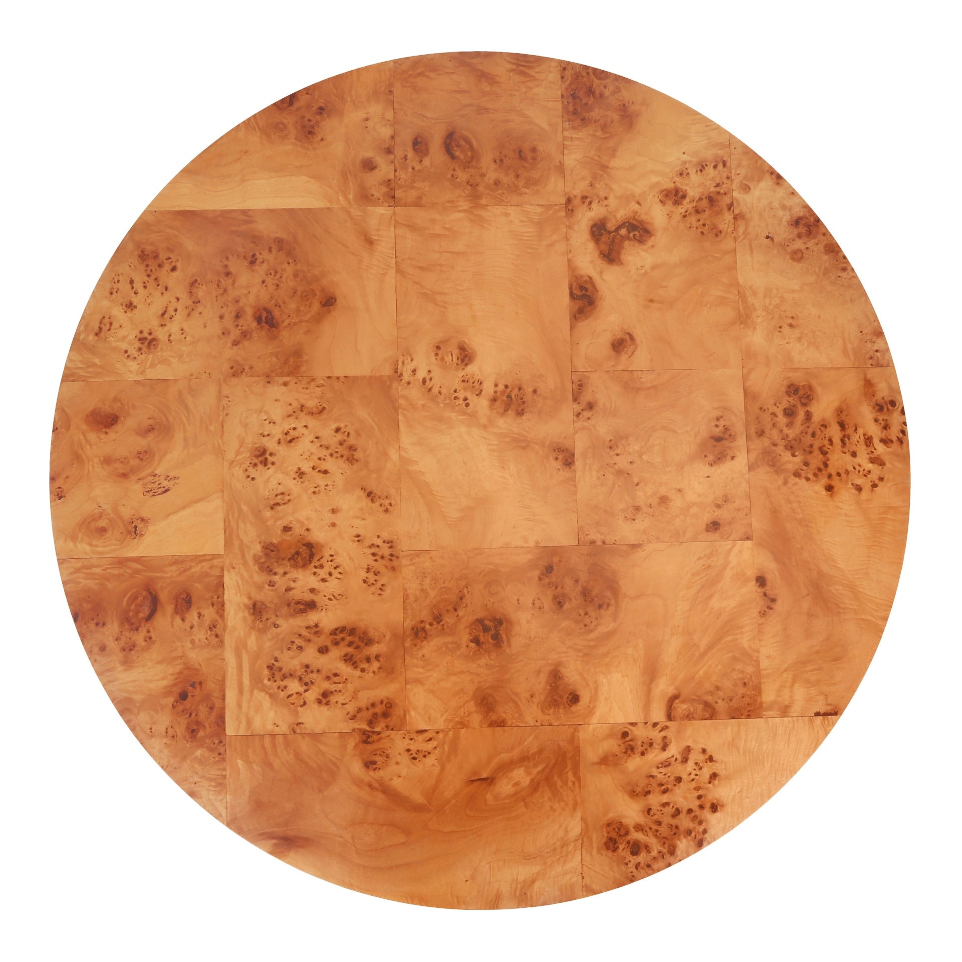 Arsenio Burl Wood Round Coffee Table - What A Room