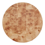 Arsenio Burl Wood Round Coffee Table - What A Room