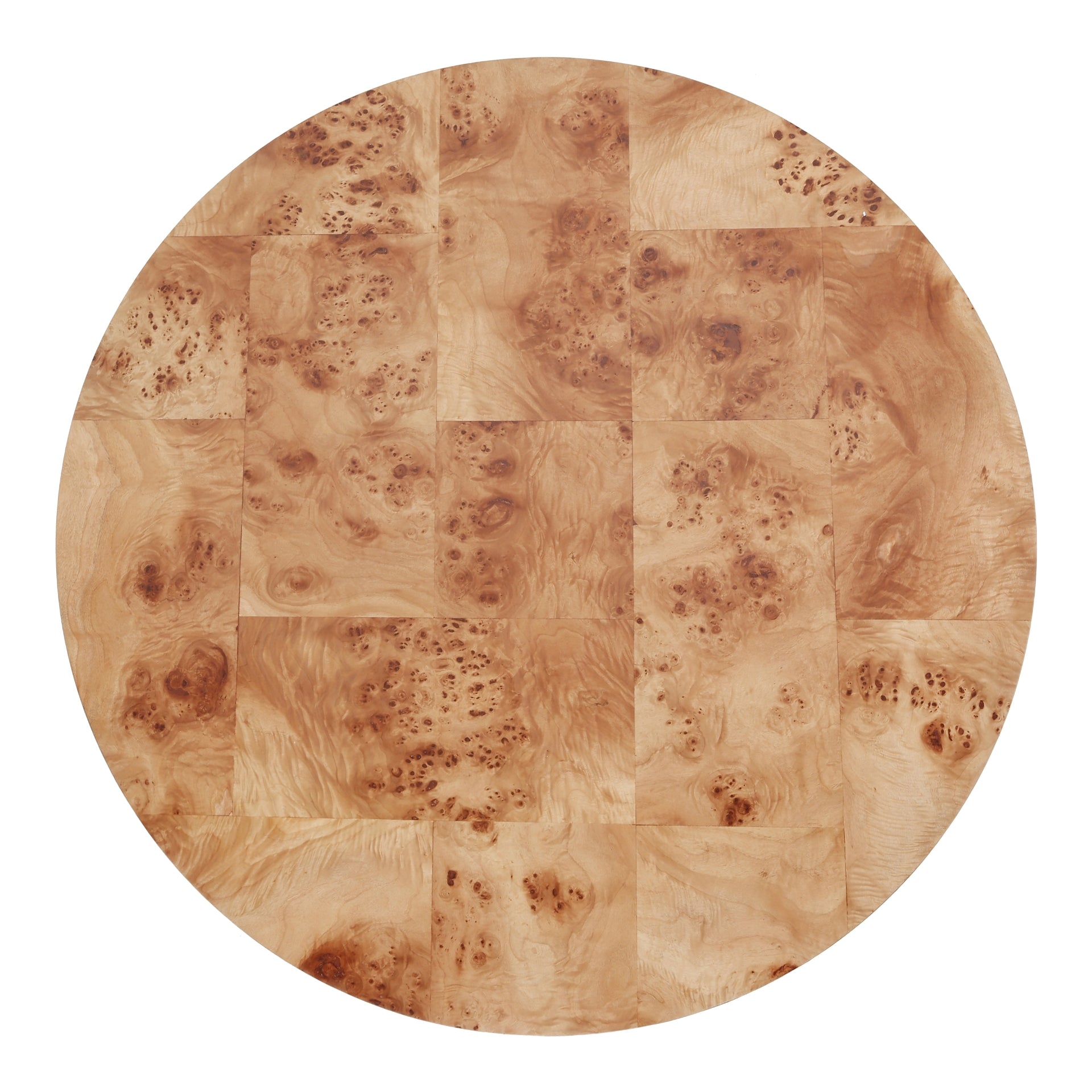 Arsenio Burl Wood Round Coffee Table - What A Room