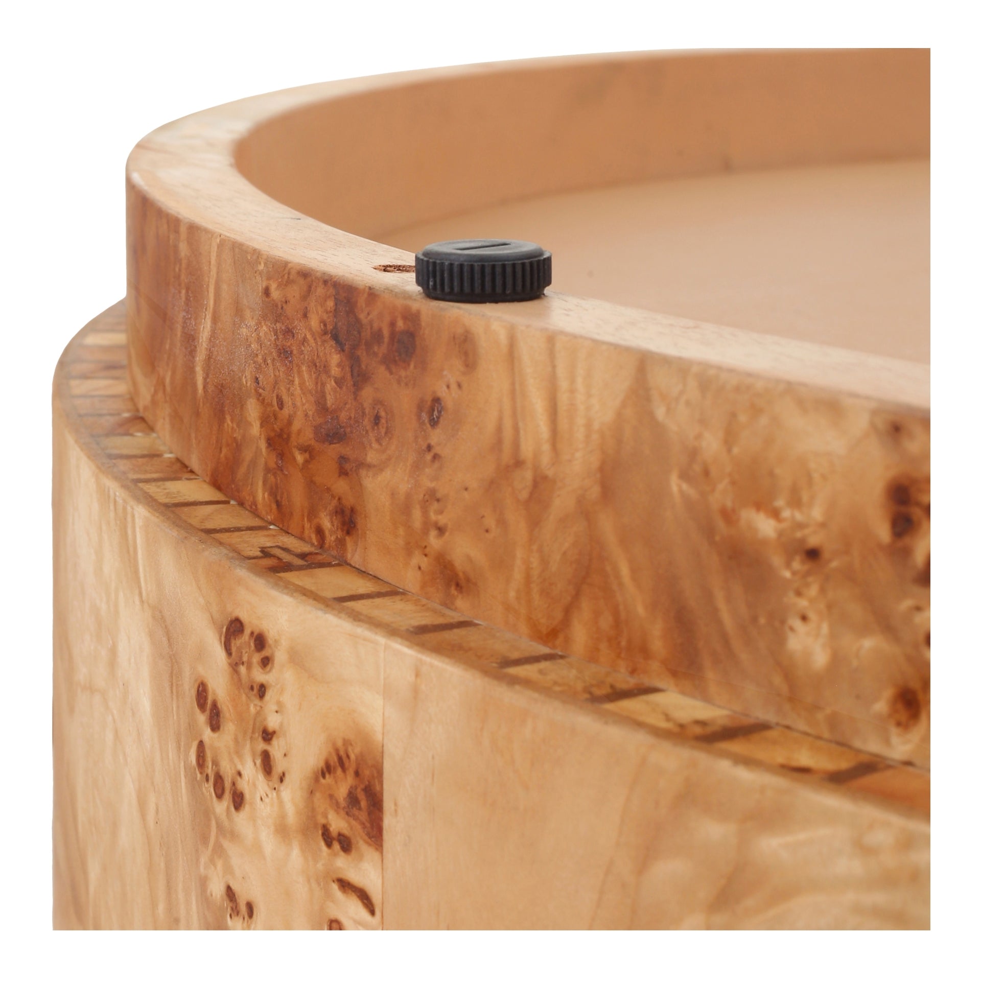 Arsenio Burl Wood Round Coffee Table - What A Room