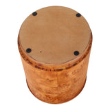 Arsenio Burl Wood Round Side/End Table - What A Room