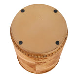 Arsenio Burl Wood Round Side/End Table - What A Room