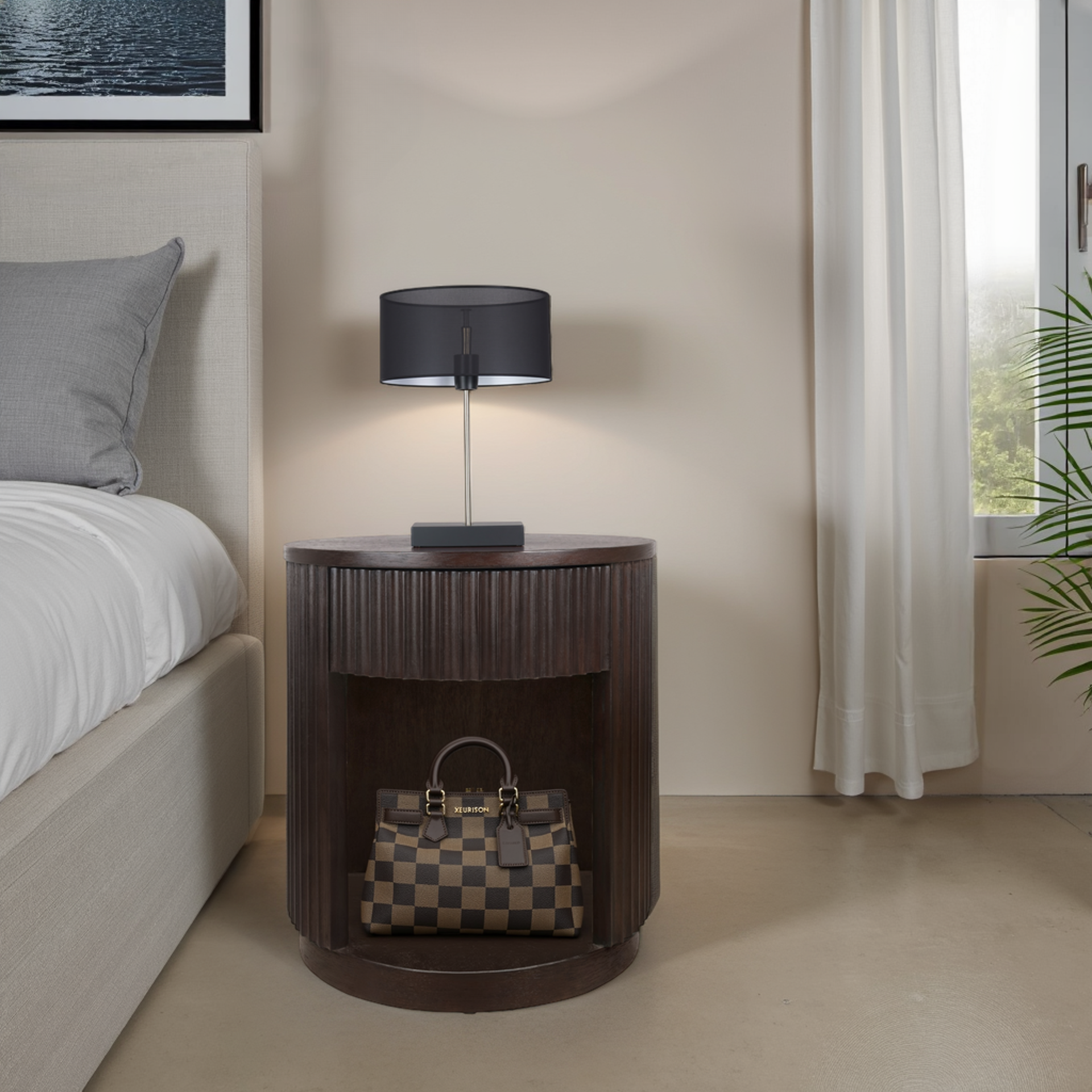 Truro Round Nightstand/Side Table - What A Room