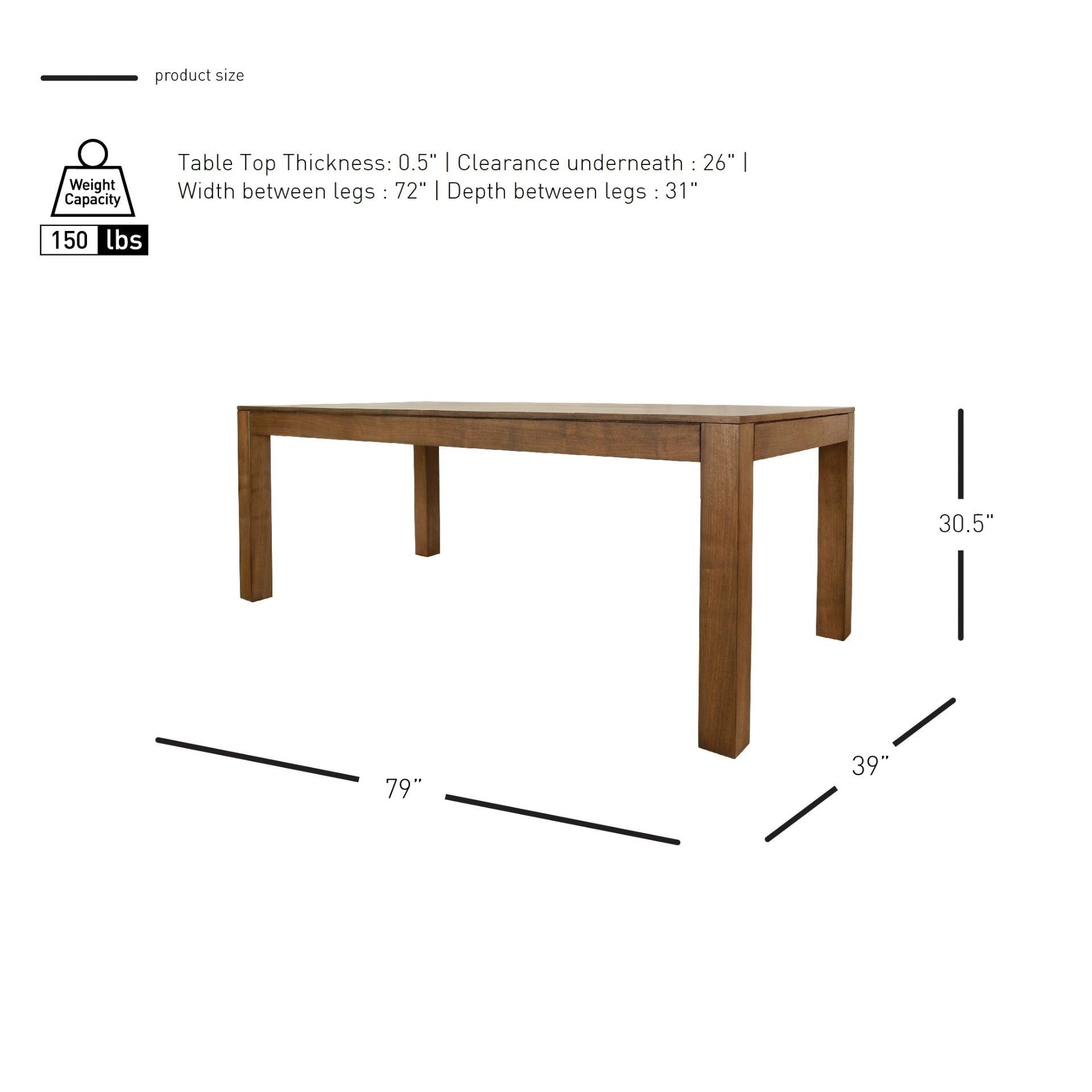 Covington  79" Dining Table - What A Room
