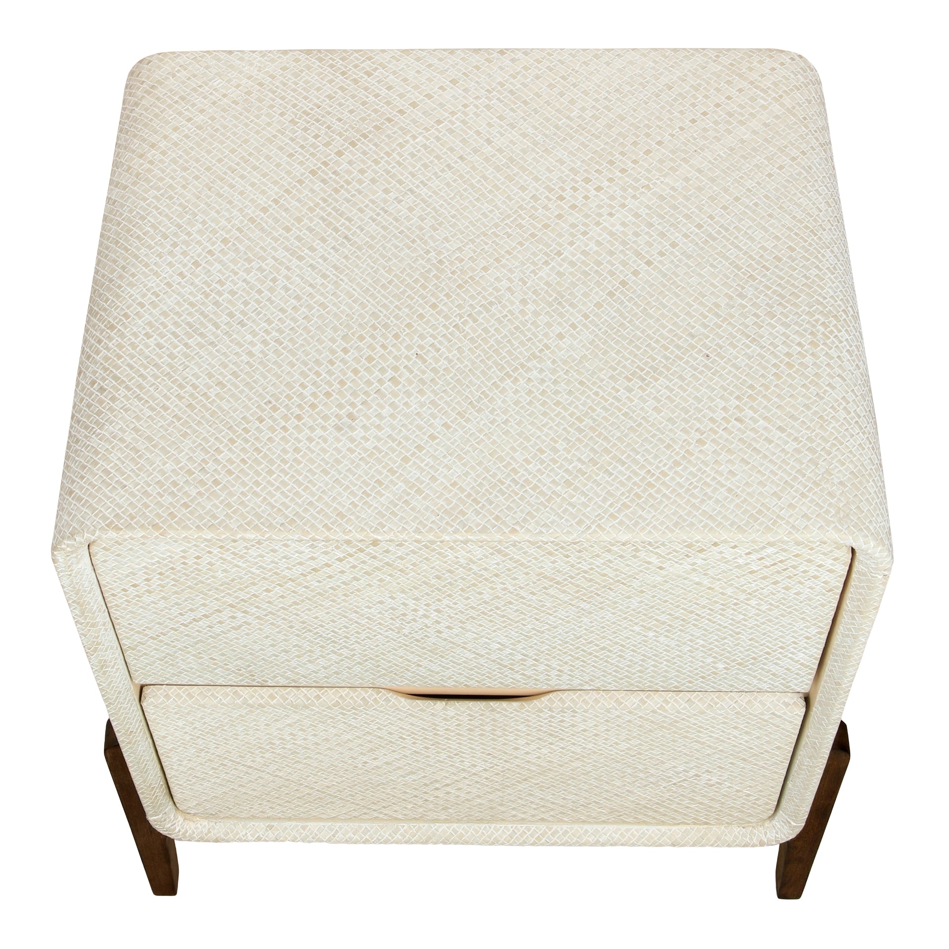 Lotie  Nightstand/Side Table 2 Drawers Walnut Legs - What A Room