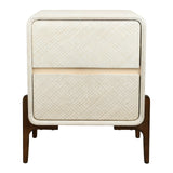Lotie  Nightstand/Side Table 2 Drawers Walnut Legs - What A Room
