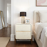 Lotie  Nightstand/Side Table 2 Drawers Walnut Legs - What A Room