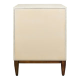 Brinley  Nightstand/Side Table 3 Drawers Walnut Legs - What A Room
