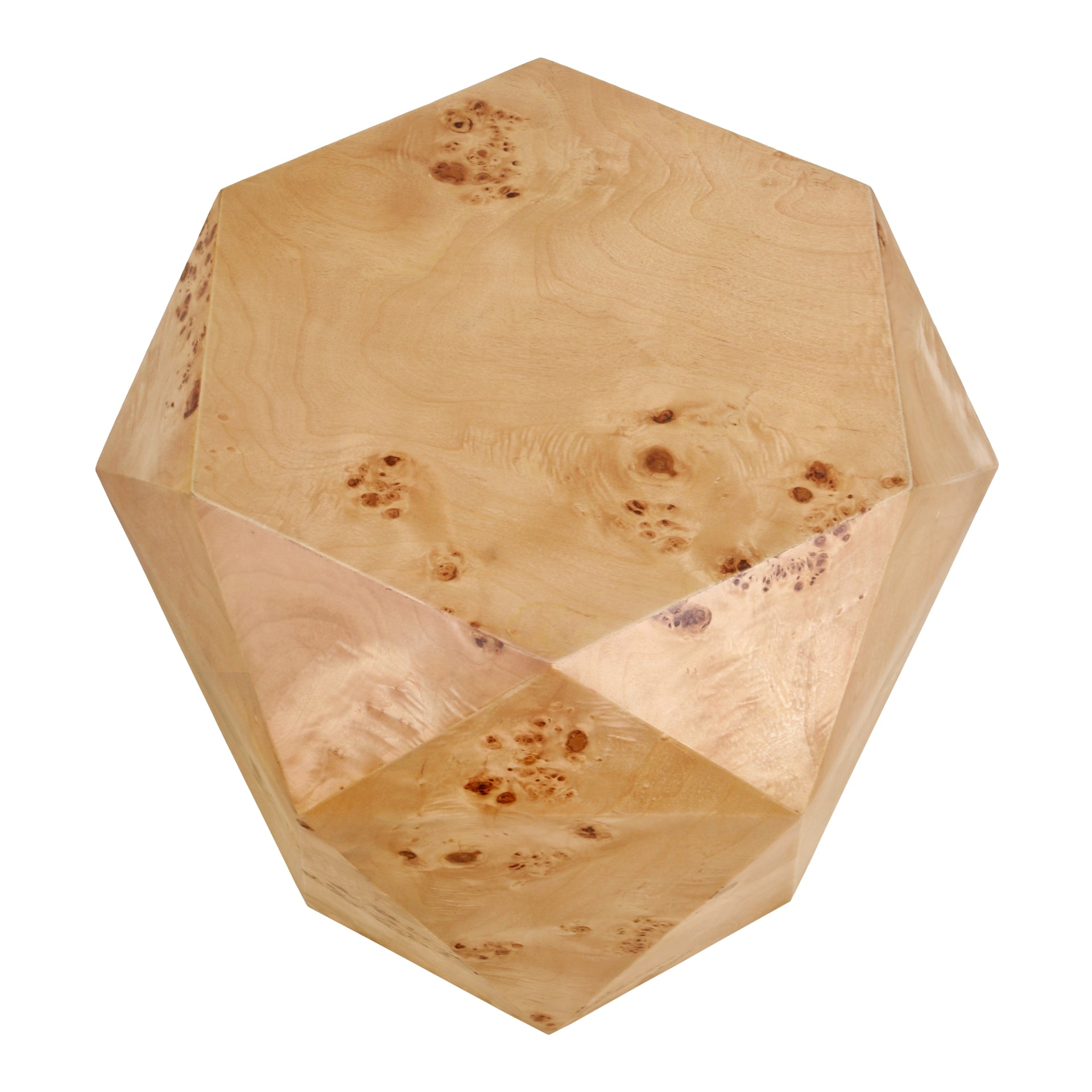 Malva Burl Wood Side/End Table - What A Room
