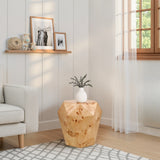 Malva Burl Wood Side/End Table - What A Room