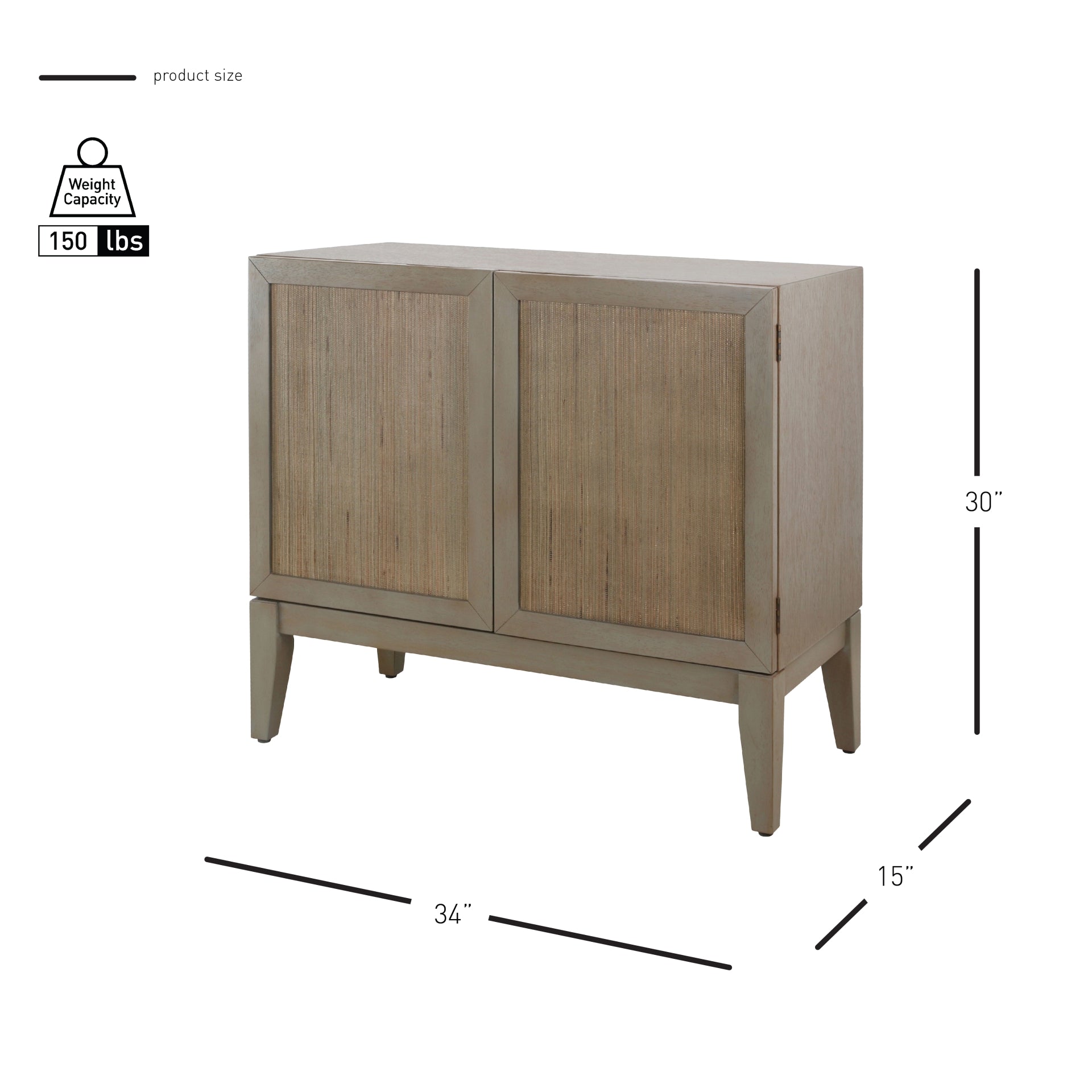 Deria Cabinet 2 Doors - What A Room