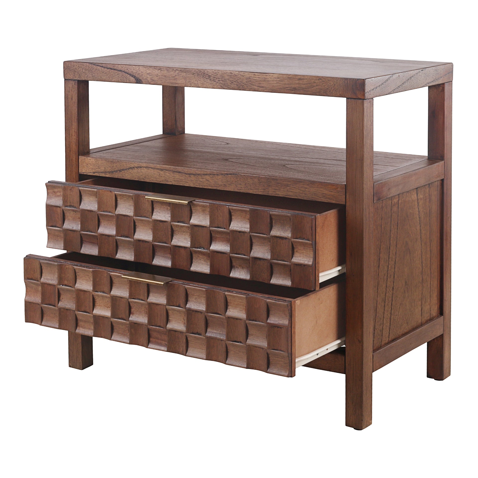 Terrena Nightstand/Side Table 2 Drawers - What A Room