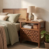 Terrena Nightstand/Side Table 2 Drawers - What A Room