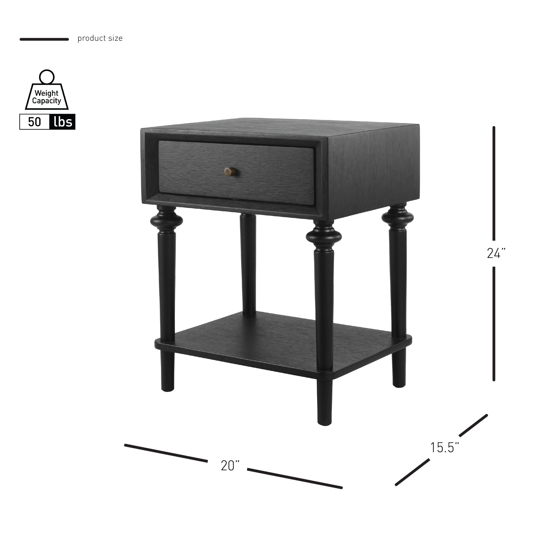 Romilda Nightstand/Side Table - What A Room