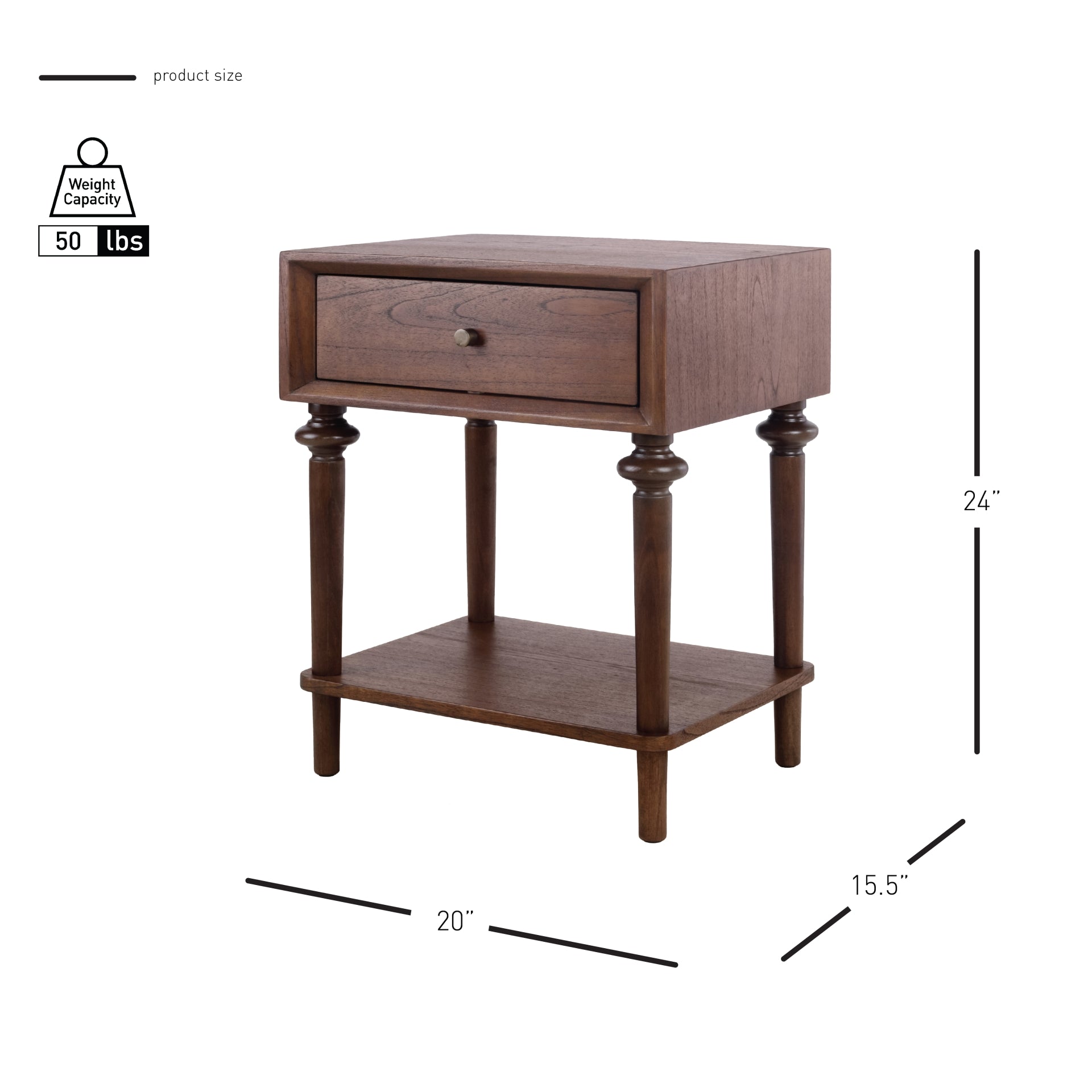 Romilda Nightstand/Side Table - What A Room