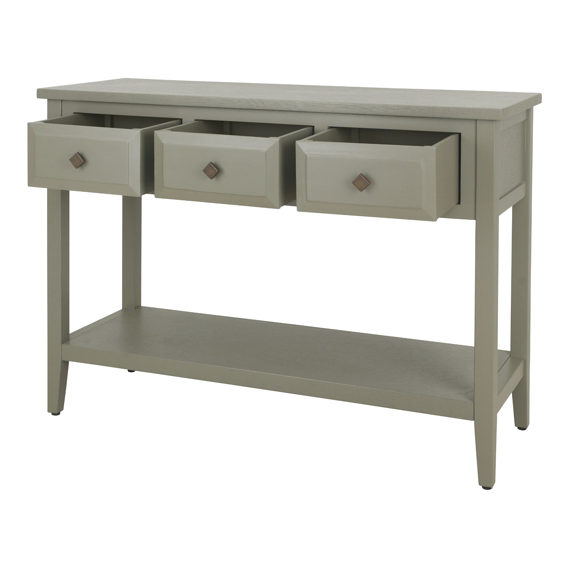 Wexford Console Table 3 Drawers w/ Shelf - What A Room