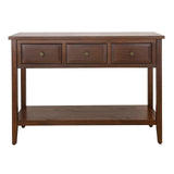 Wexford Console Table 3 Drawers w/ Shelf - What A Room