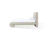 Savage Maximalist Upholstered Bed in Sandy Chenille - What A Room