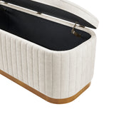 Clinton Chenille Storage Bench - What A Room